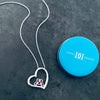 University of Minnesota Heart Necklace - Enamel