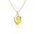 US Air Force Shield Pendant Necklace - Gold Plated