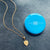 US Air Force Shield Pendant Necklace - Gold Plated