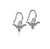 Texas Longhorns Dangle Earrings - Silver