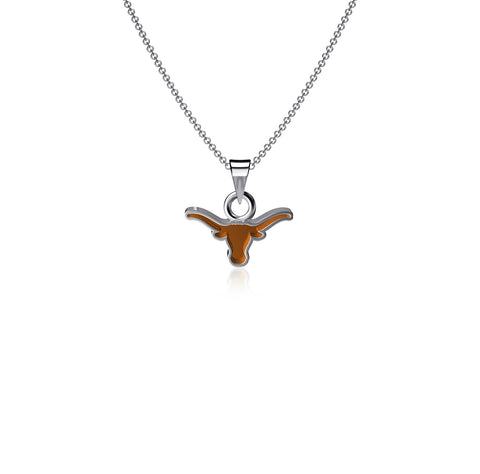 Texas Longhorns Pendant Necklace - Enamel