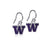 Washington Huskies Dangle Earrings - Enamel