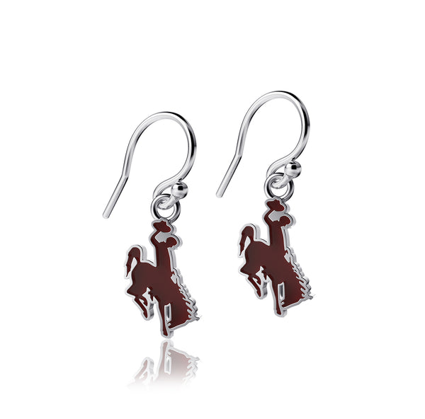 University of Wyoming Dangle Earrings - Enamel
