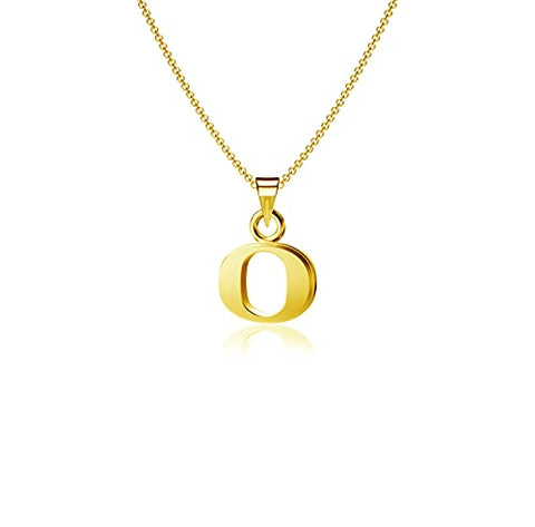 University of Oregon Pendant Necklace - Gold Plated