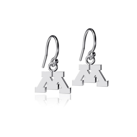 University of Minnesota Dangle Earrings - Silver