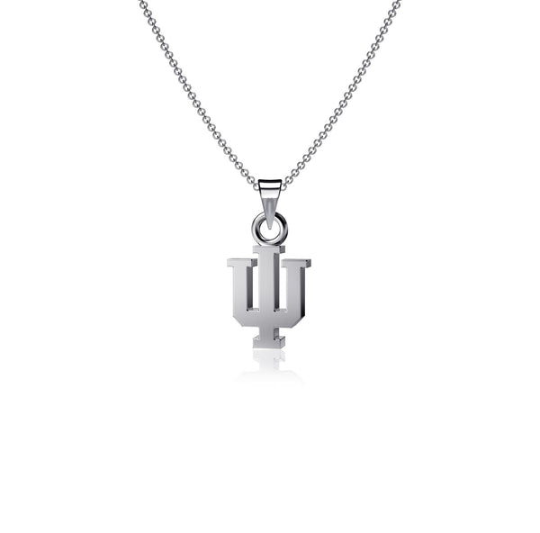 Indiana University Pendant Necklace - Silver
