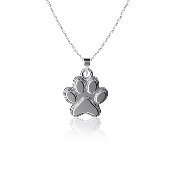 Dog Paw Pendant Necklace