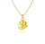 Clemson University Pendant Necklace - Gold Plated