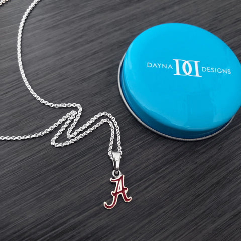 University of Alabama Pendant Necklace - Enamel