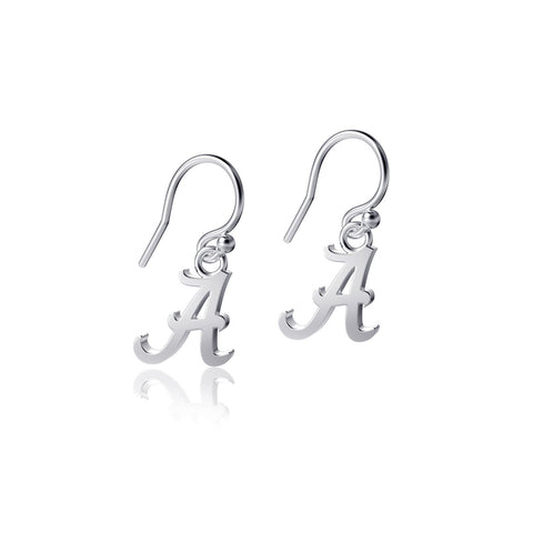University of Alabama Dangle Earrings - Silver