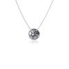 Soccer Ball Pendant Necklace - Silver