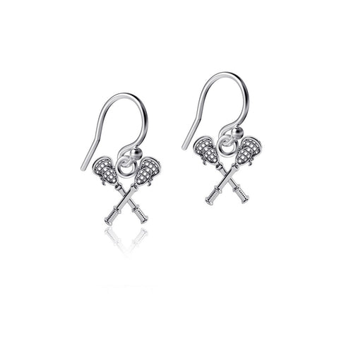 Lacrosse Sticks Dangle Earrings