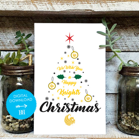 Central Florida Christmas Tree Card - Digital Download