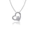 NC State University Heart Necklace - Silver