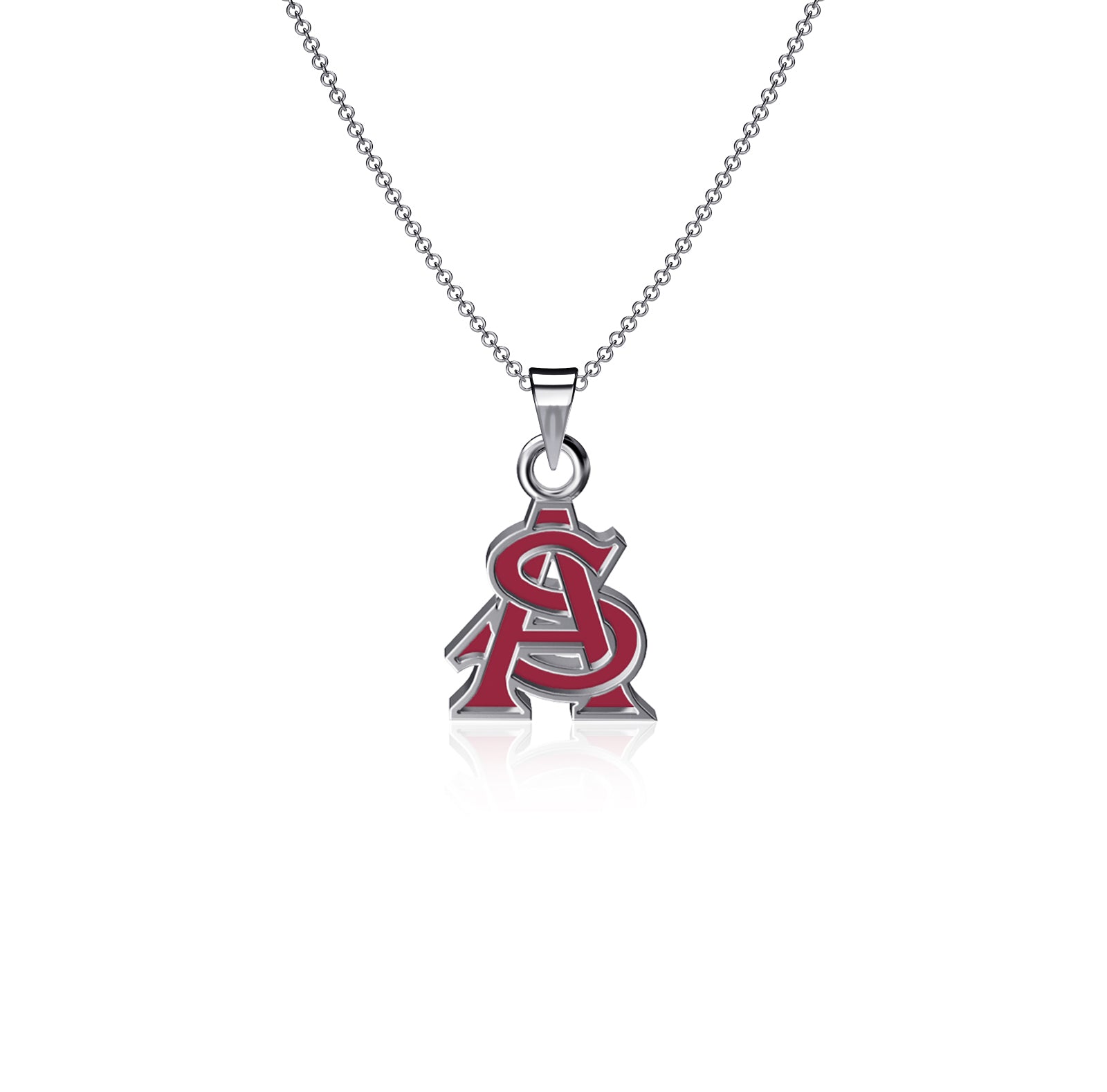 Louisville Cardinals Dayna Designs Team State Outline Necklace