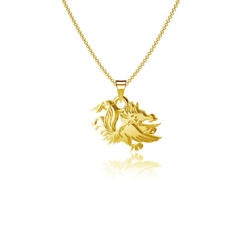 University of South Carolina Pendant Necklace - Gold Plated