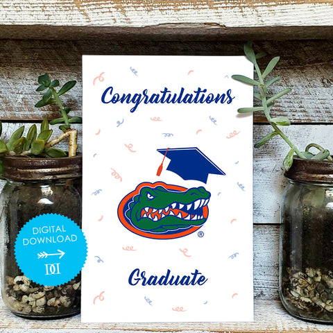 University of Florida Grad Greeting Card - Digital Download