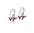 Virginia Tech University Dangle Earrings - Enamel