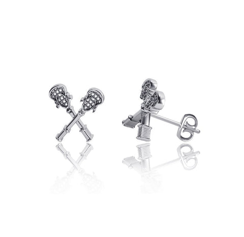 Lacrosse Sticks Post Earrings