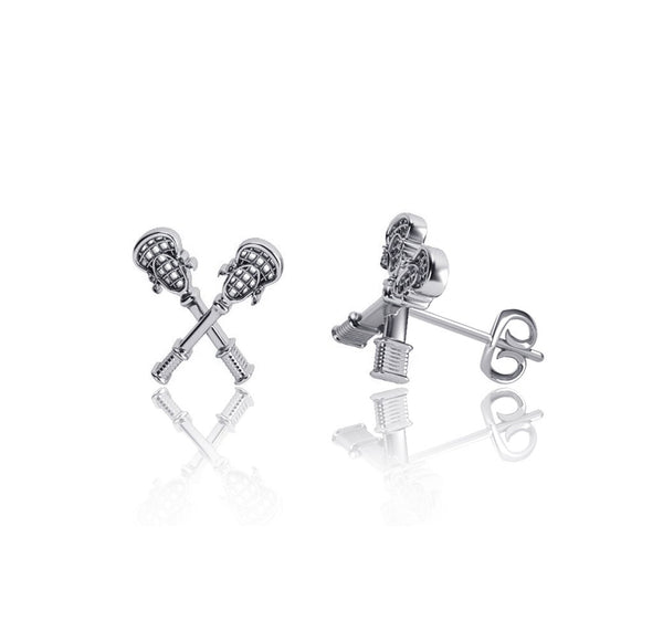 Lacrosse Sticks Stud Earrings