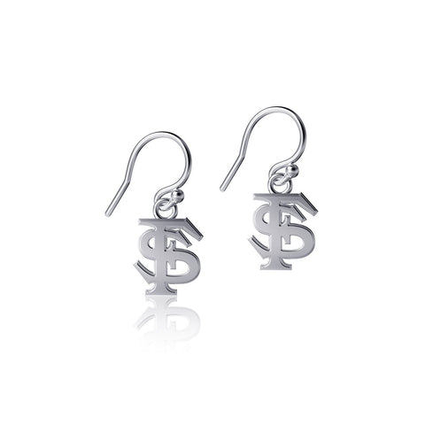 Florida State University Dangle Earrings - Silver