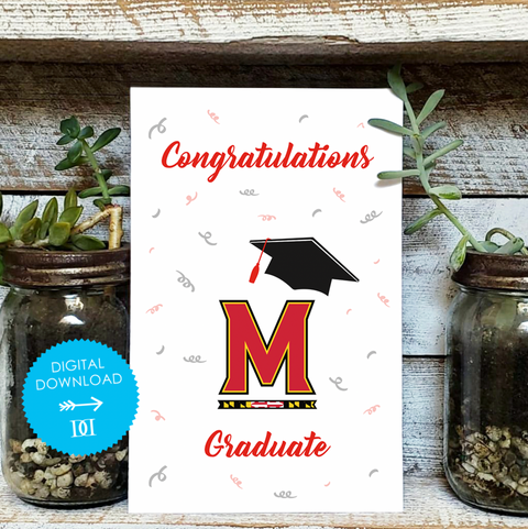 University of Maryland Grad Card - Digital Download